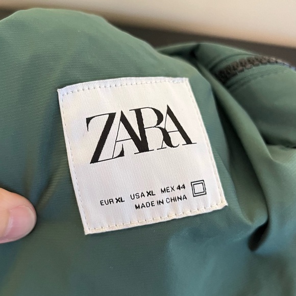 Zara Nylon Bomber Jacket - Picture 8 of 12